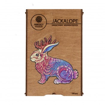 Jackalope Dėlionė Iš Medžio M Dydis (150 detalių) Fantasy Puzzles